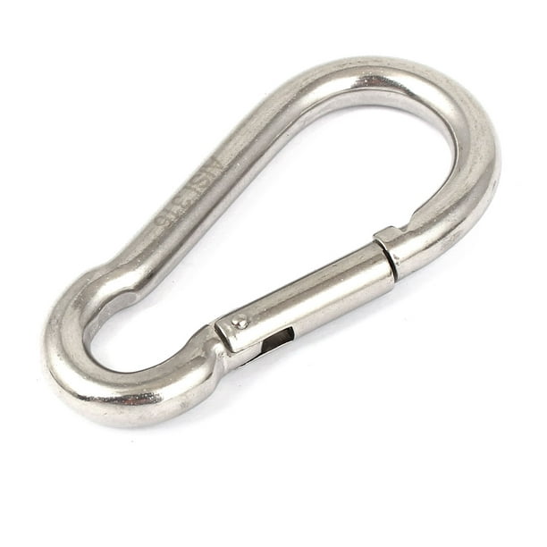 Pack of-2 Steel Snap Hook Locking Carabiner/Spring Hook Swing Connector/Heavy Duty Multipurpose Swivel Snap Link Hooks 3 INCH-80 MM 